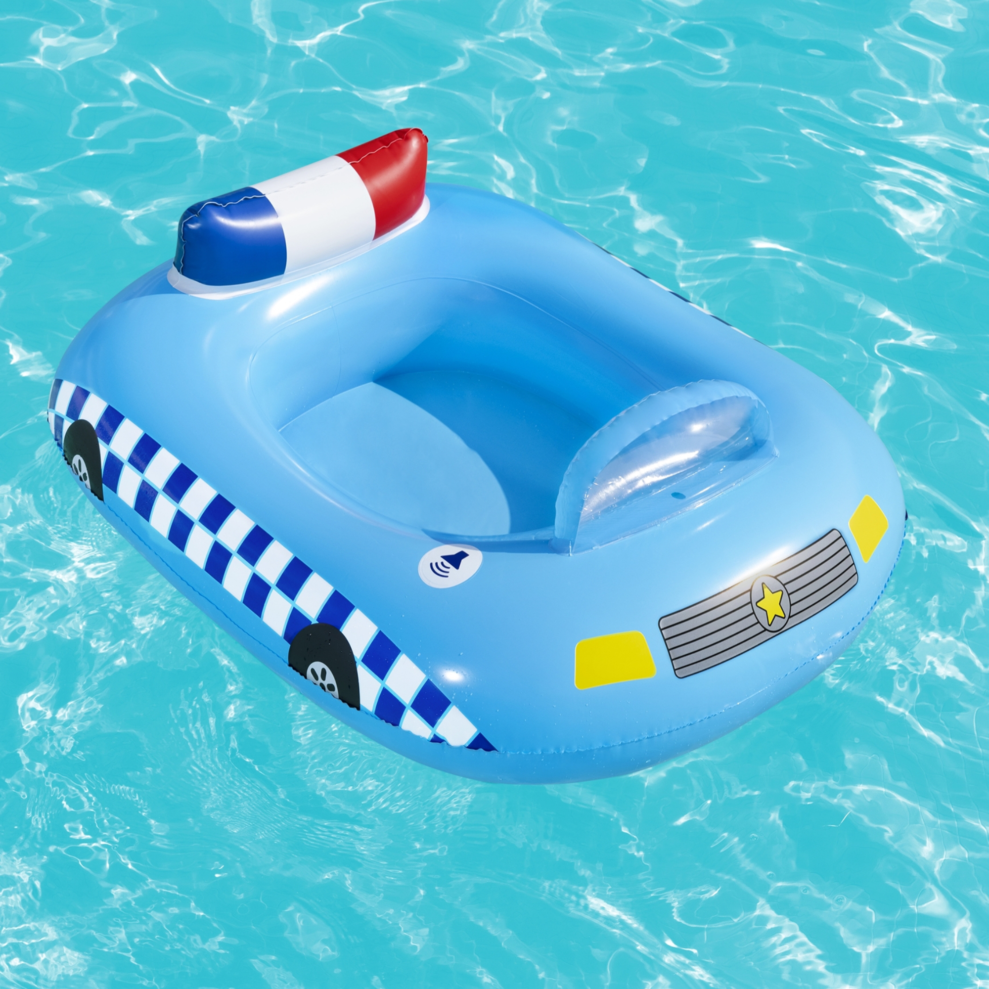 Bestway Funspeakers Kinder-Schlauchboot Polizeiboot