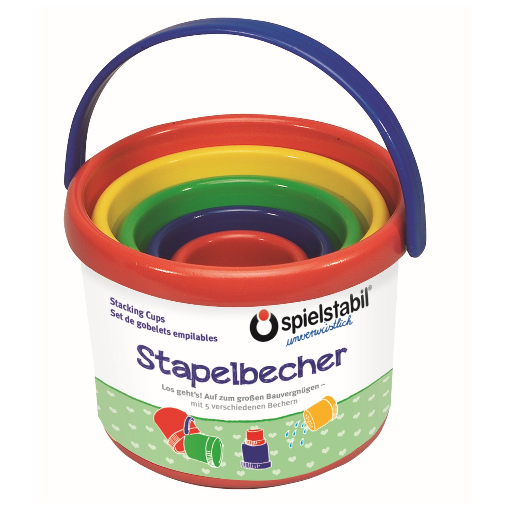 Spielstabil Stapelbecher-Set 5-teilig