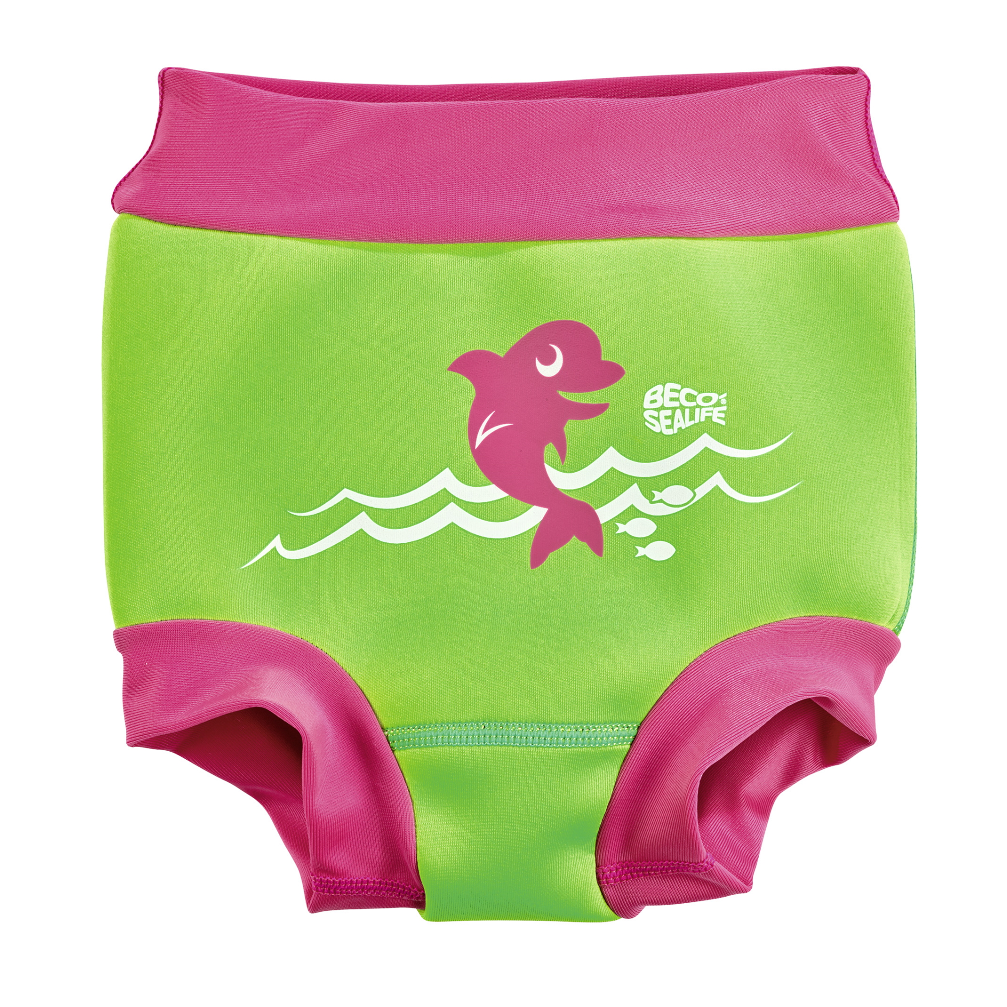 BECO SEALIFE Neopren Aqua Nappies pink/grün S