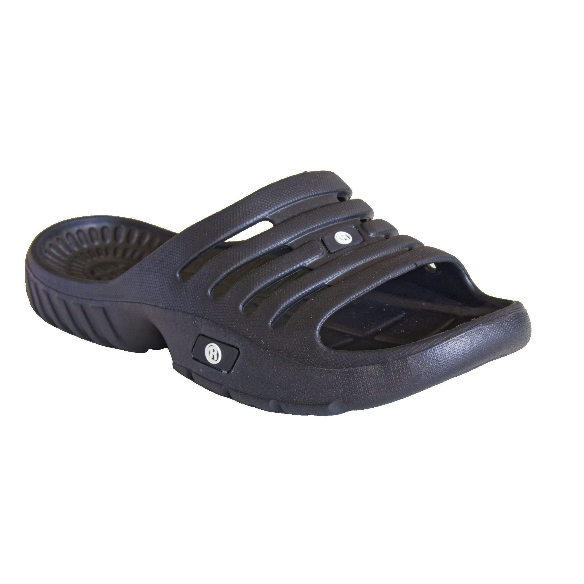 Rutscherlebnis Slipper 45 schwarz