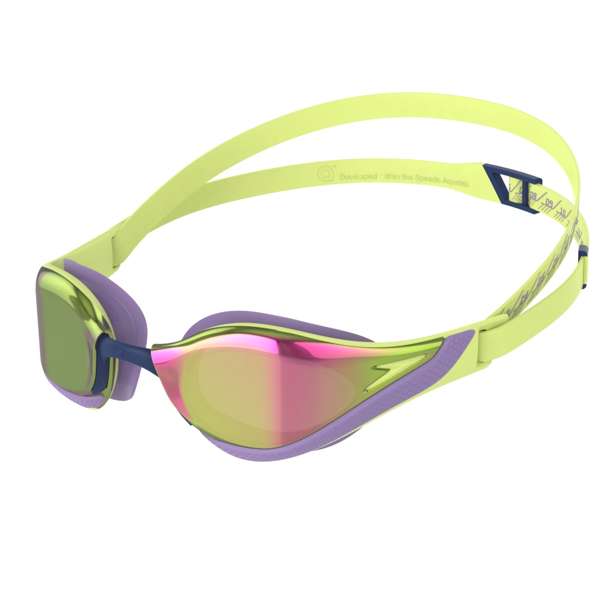 Speedo Fastskin Pure Focus Mirror Spritz/Miami Lilac/Ruby Mirror