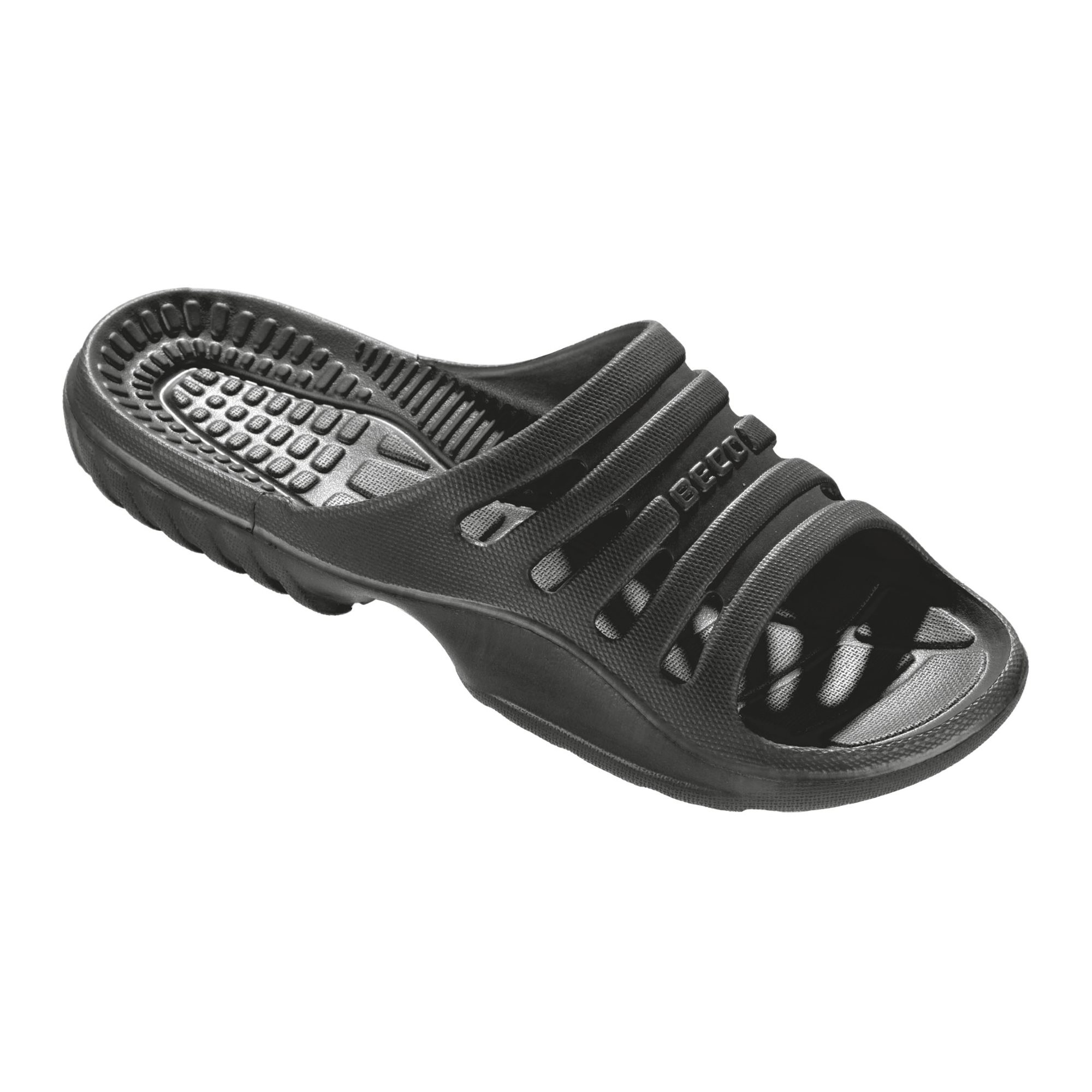 BECO Badeschuhe Slipper 38 schwarz