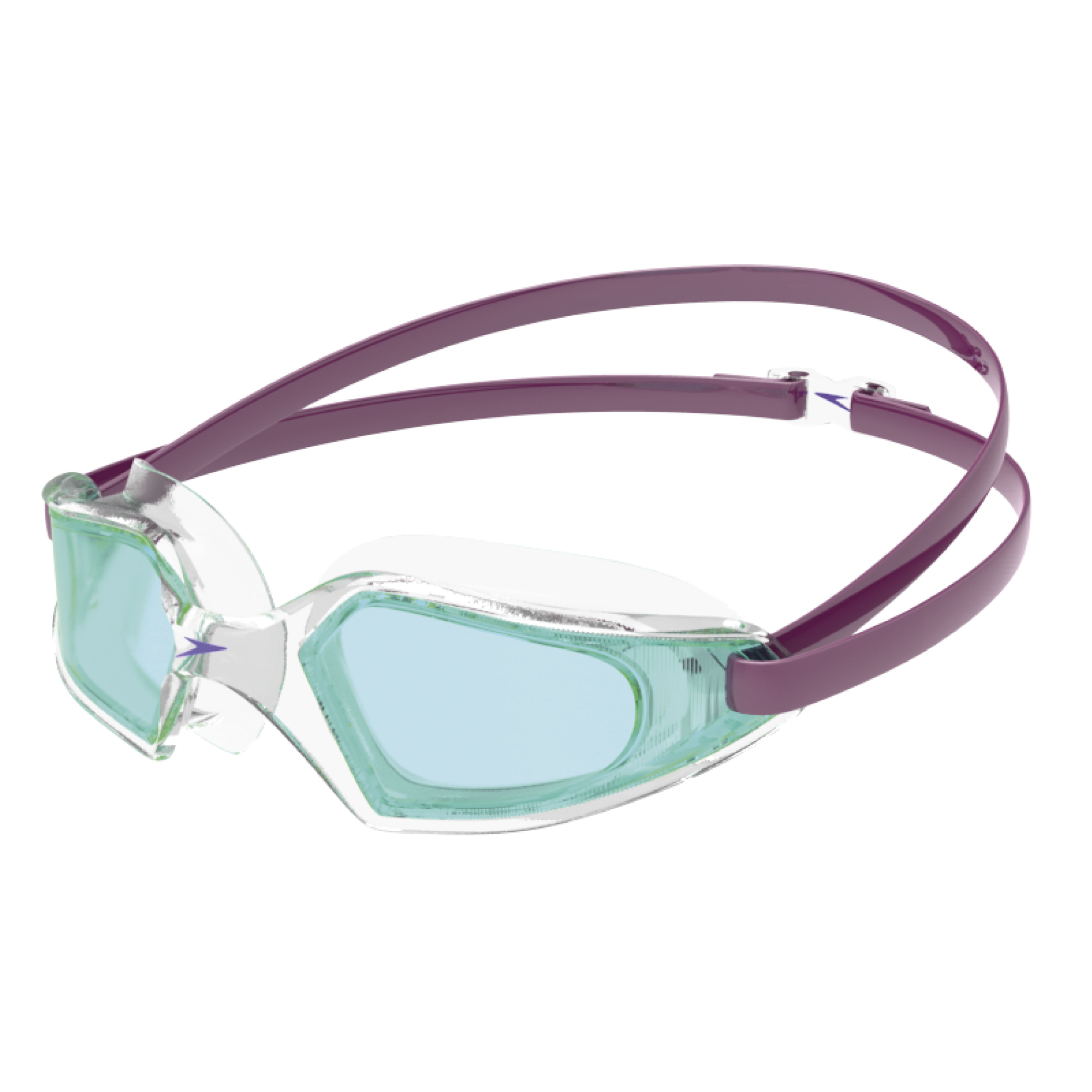Speedo Hydropulse Junior Deep Plum/Clear/Light Blue