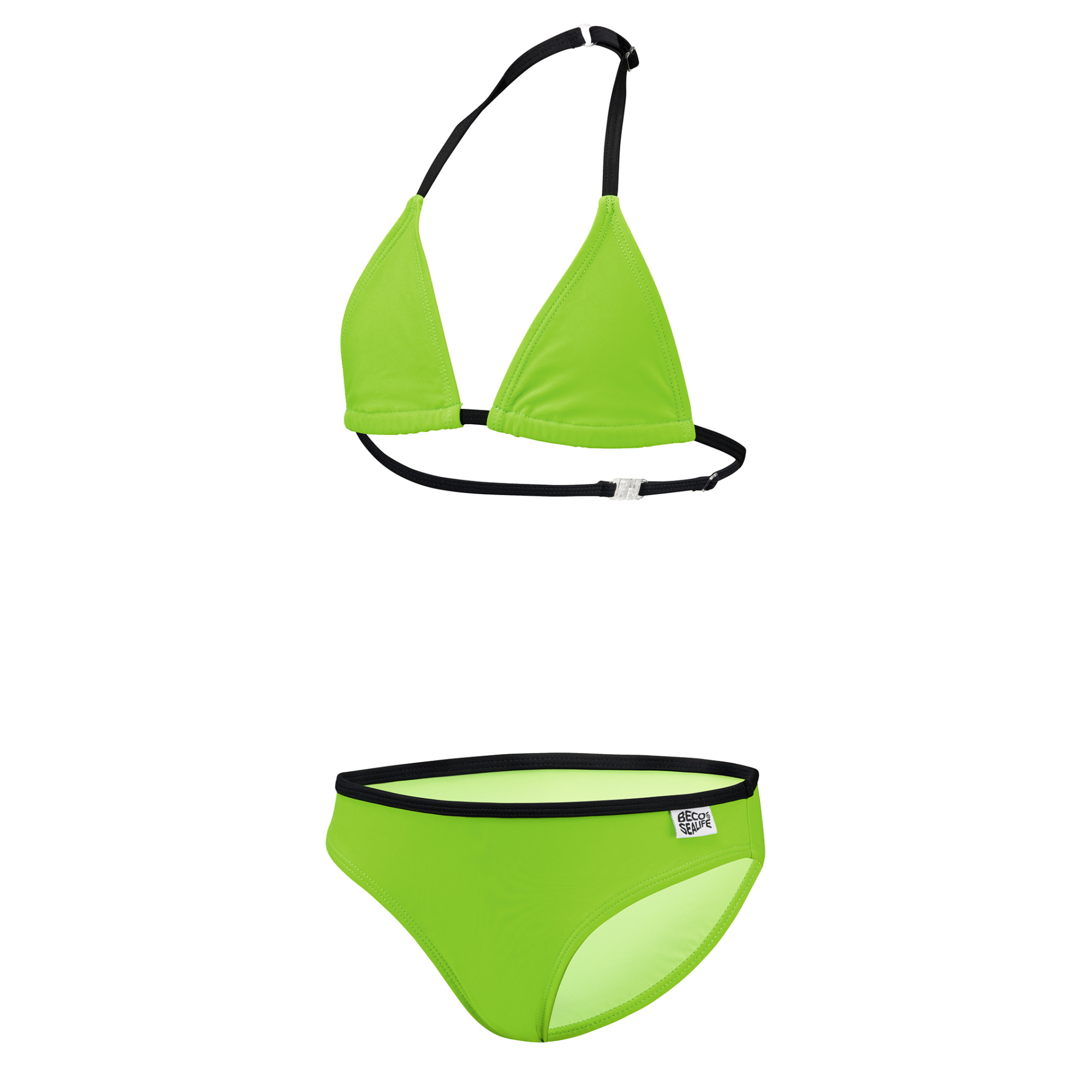 BECO SEALIFE Triangle Bikini grün/schwarz 116